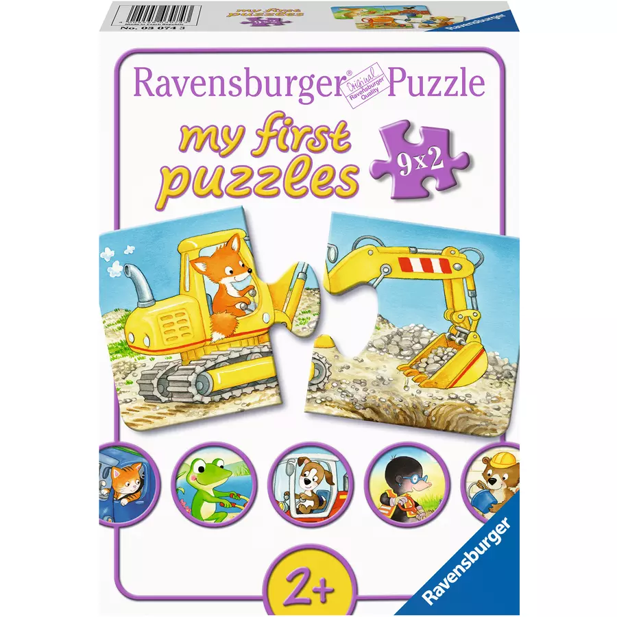 Ravensburger My first puzzle - Tierische Baustelle