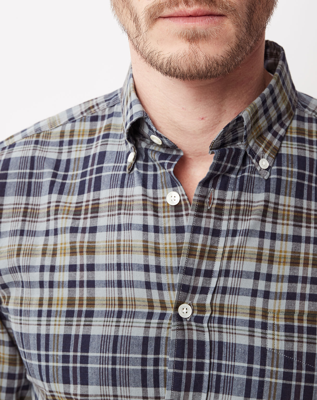 Hartford Chemise Regular Pal à Carreaux indigo