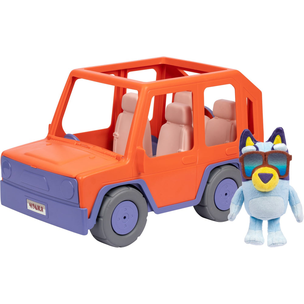 Køb Bluey Big Heeler Bil 4WD Med Bamse