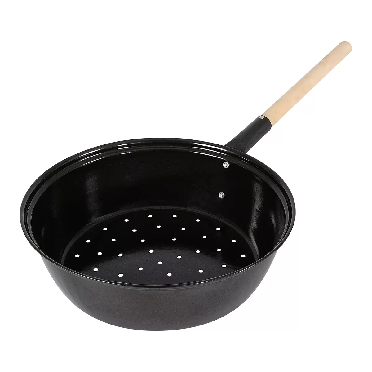Marronipfanne zu Erlebnisofen BBQ Dragon Schwarz