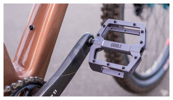 Pédales BBB plateforme Enigma Mat Noir