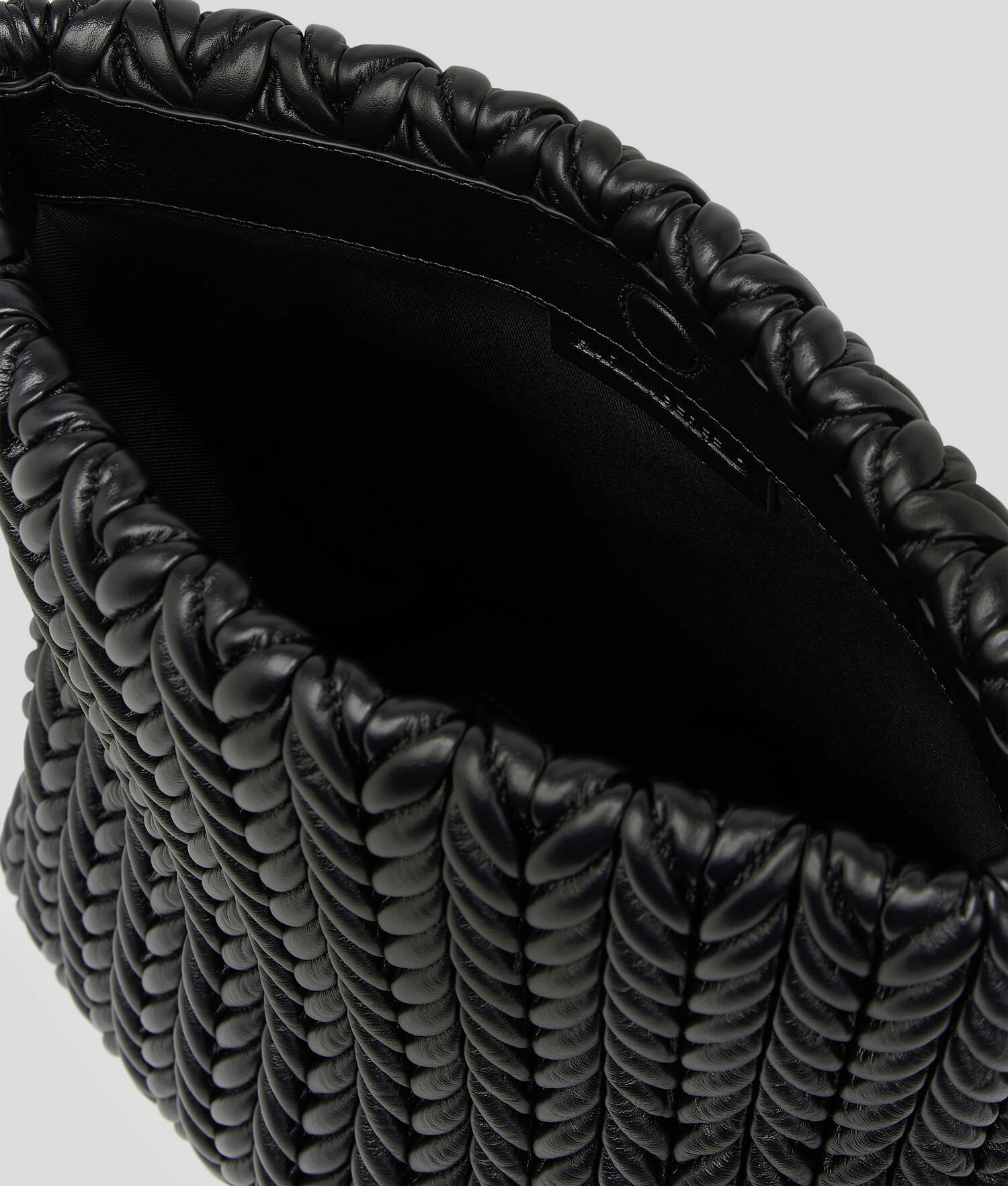 GRAND SAC PORTÉ ÉPAULE K/WEAVE - Noir-Nickel