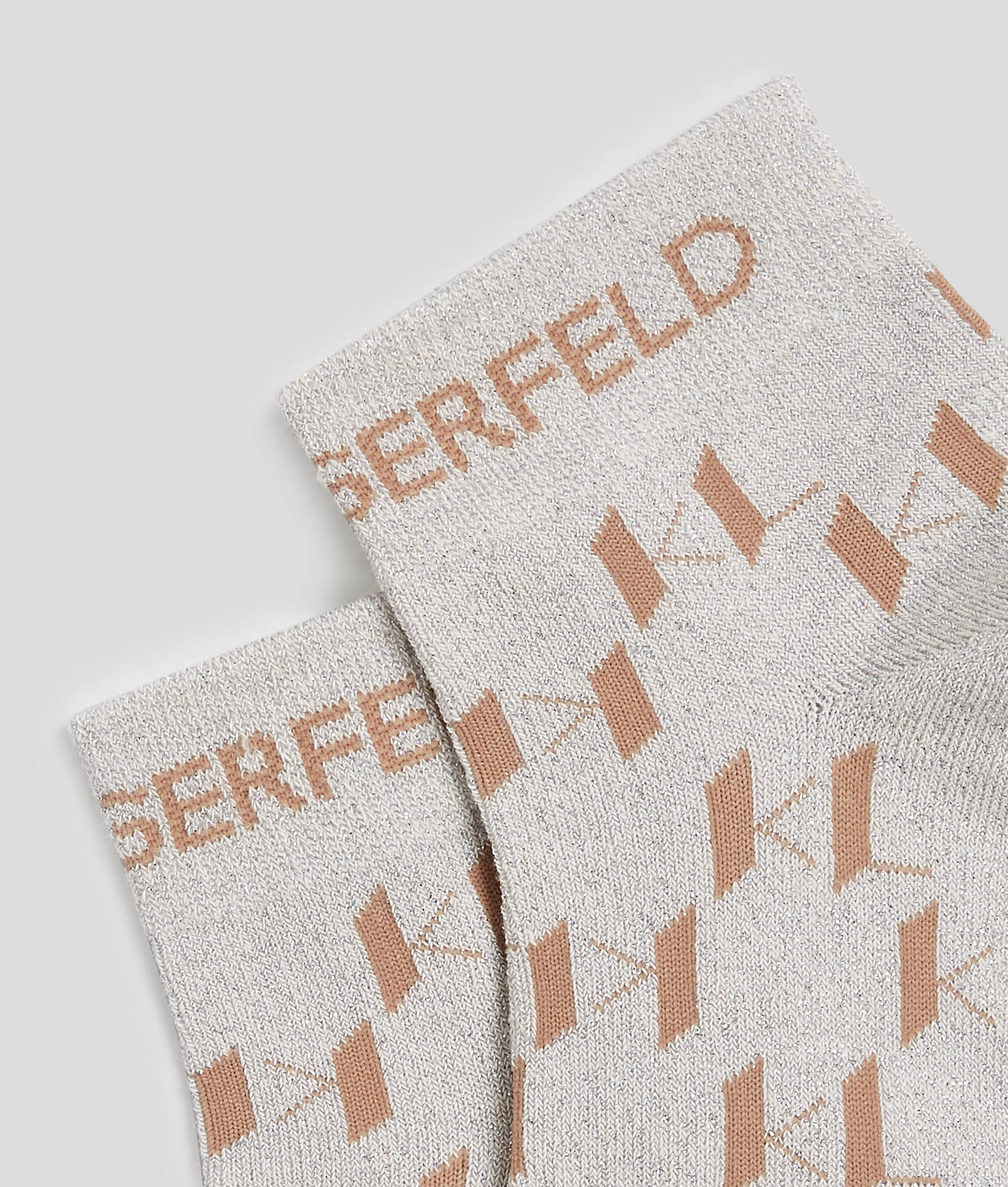 CHAUSSETTES COURTES K/MONOGRAM - 2-PACK - Bleu Kentucky-Pristine