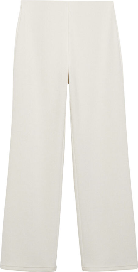 MANGO Corduroy straight trousers Light beige
