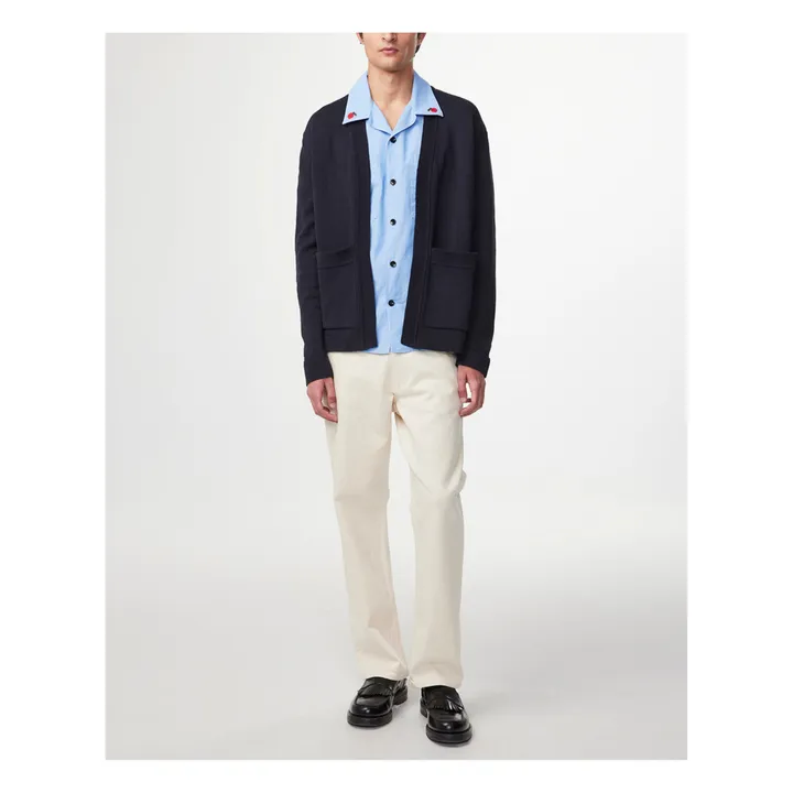 NN. 07 Cardigan Bradley 6371 | Bleu marine