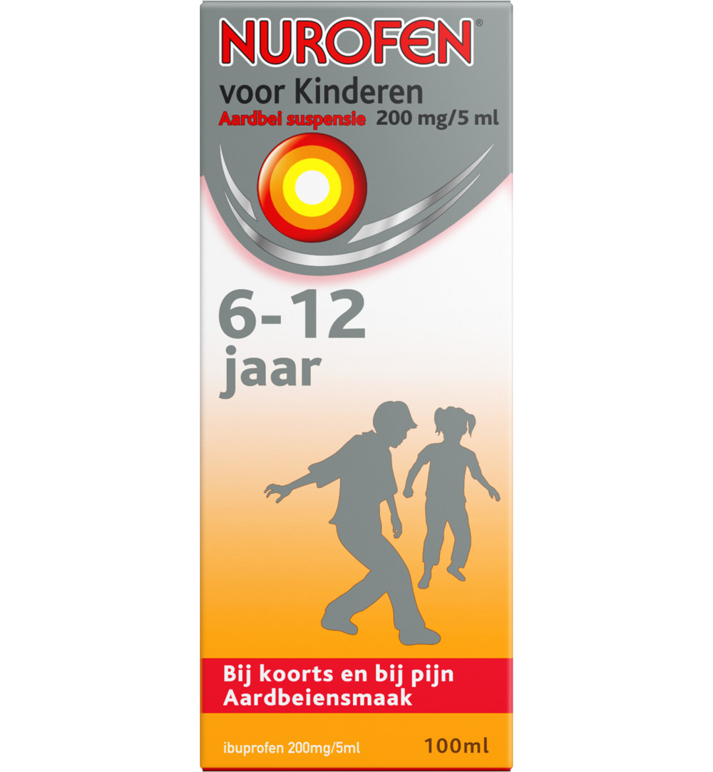 Nurofen 4% Kind aardbei suspensie (100 ml)