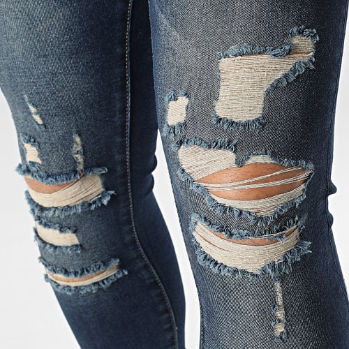 Jean Slim B7412 Bleu Denim