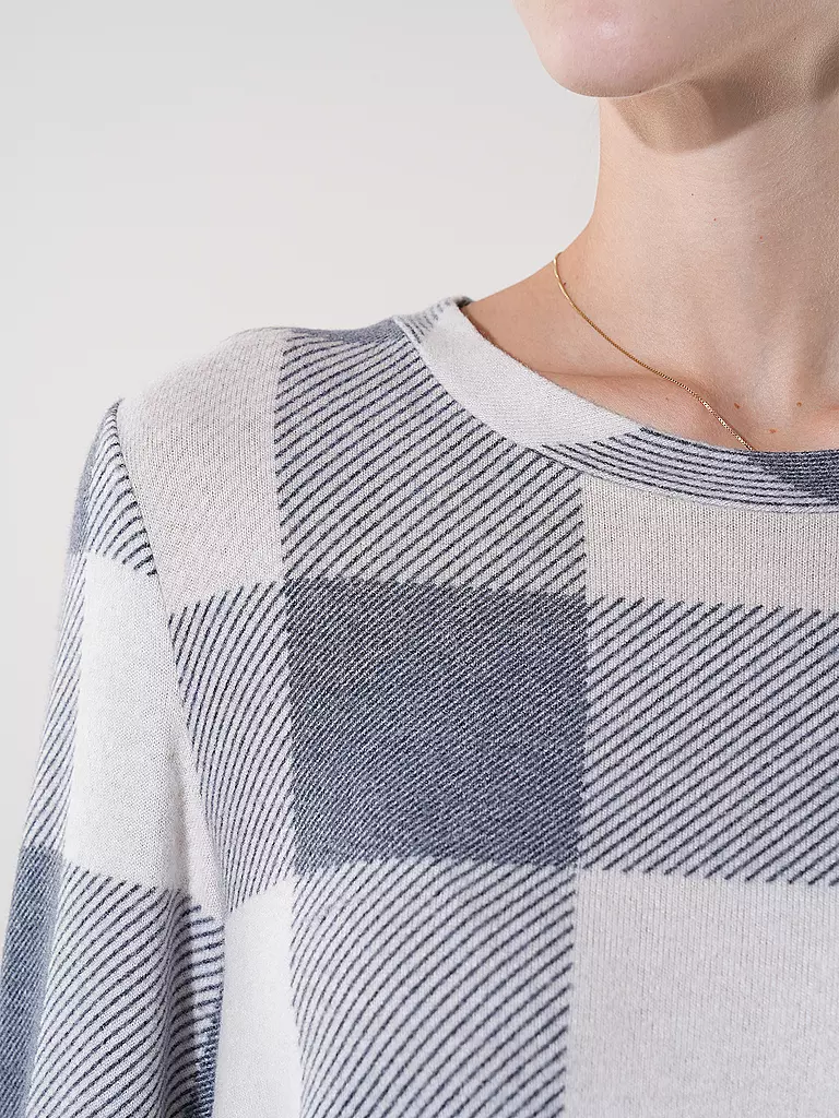 TOM TAILOR Langarmshirt COSY CHECK blau