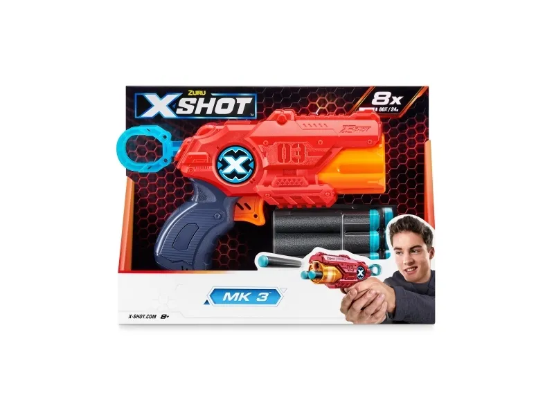 X-Shot Excel MK 3 Foam Dart Blaster (8 dartpile)
