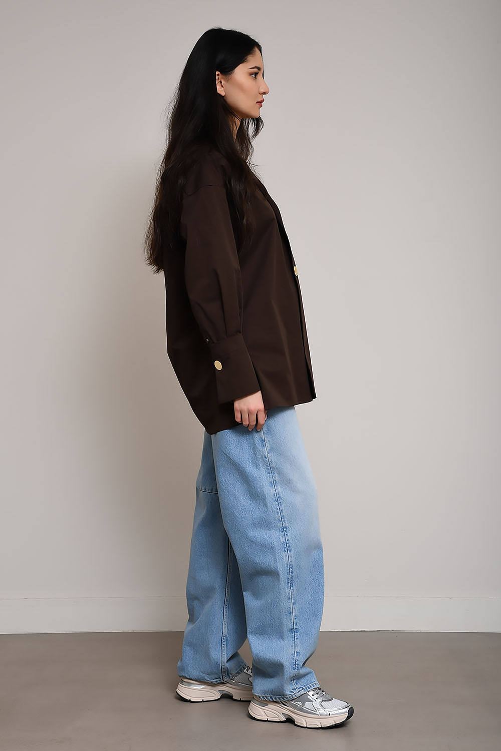 Jodie popeline tunic style shirt