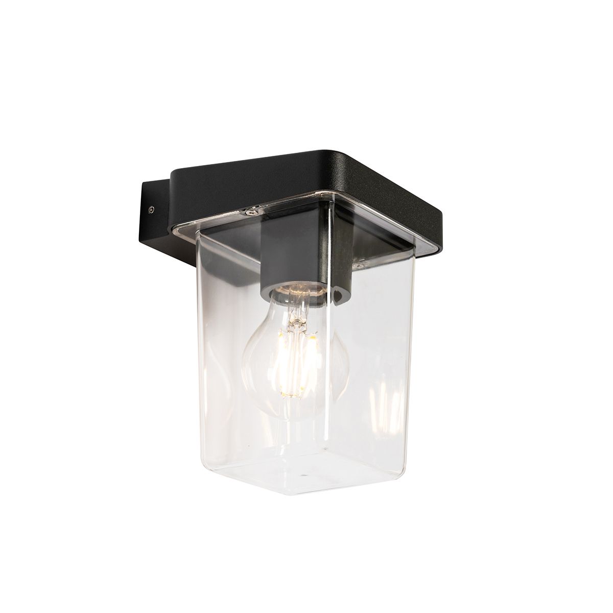 Moderne buiten wandlamp zwart IP54 - Chimay