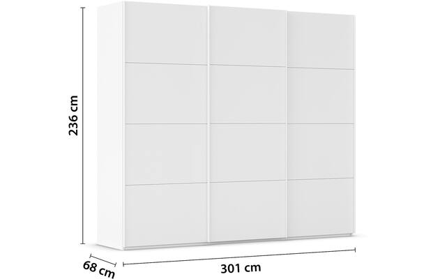 Kledingkast Finca Mat Glas