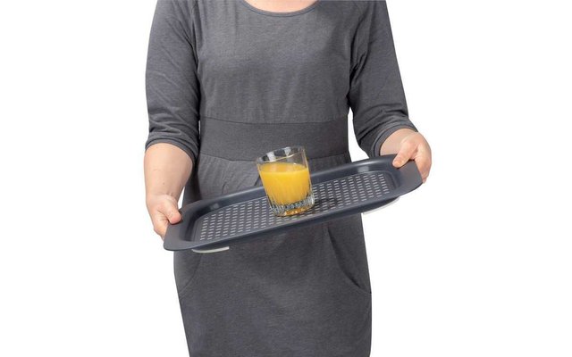 Wenko Anti-Rutsch Tablett anthrazit