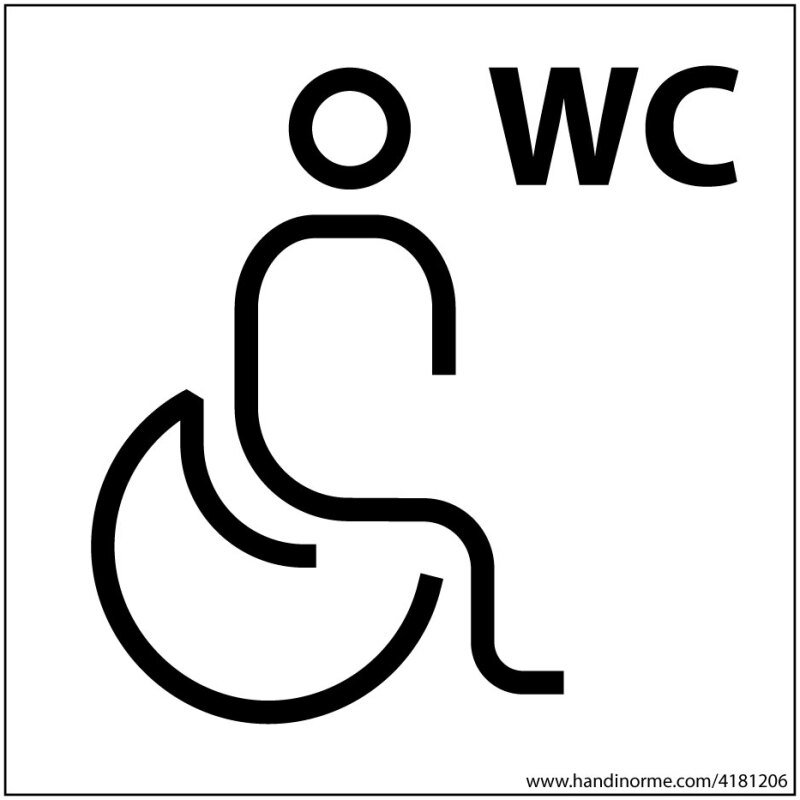 Panneau PRM + WC Nessa