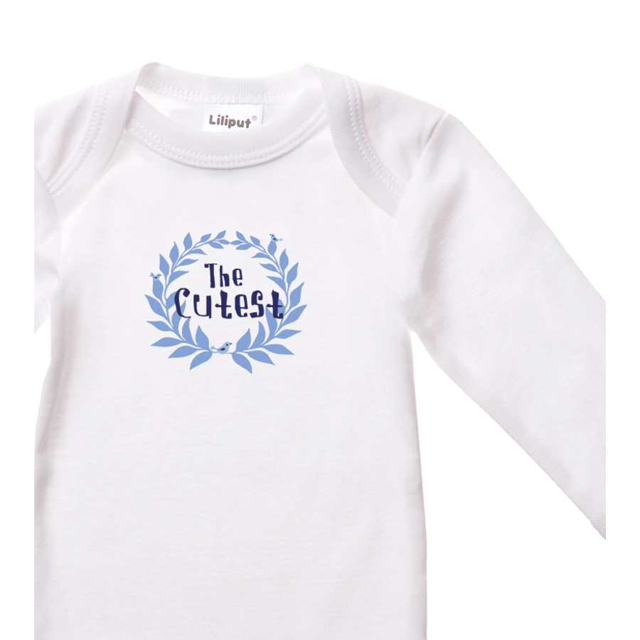Liliput Amineckbody 2er-Pack AOP RITTER und Frontprint weiß, blau