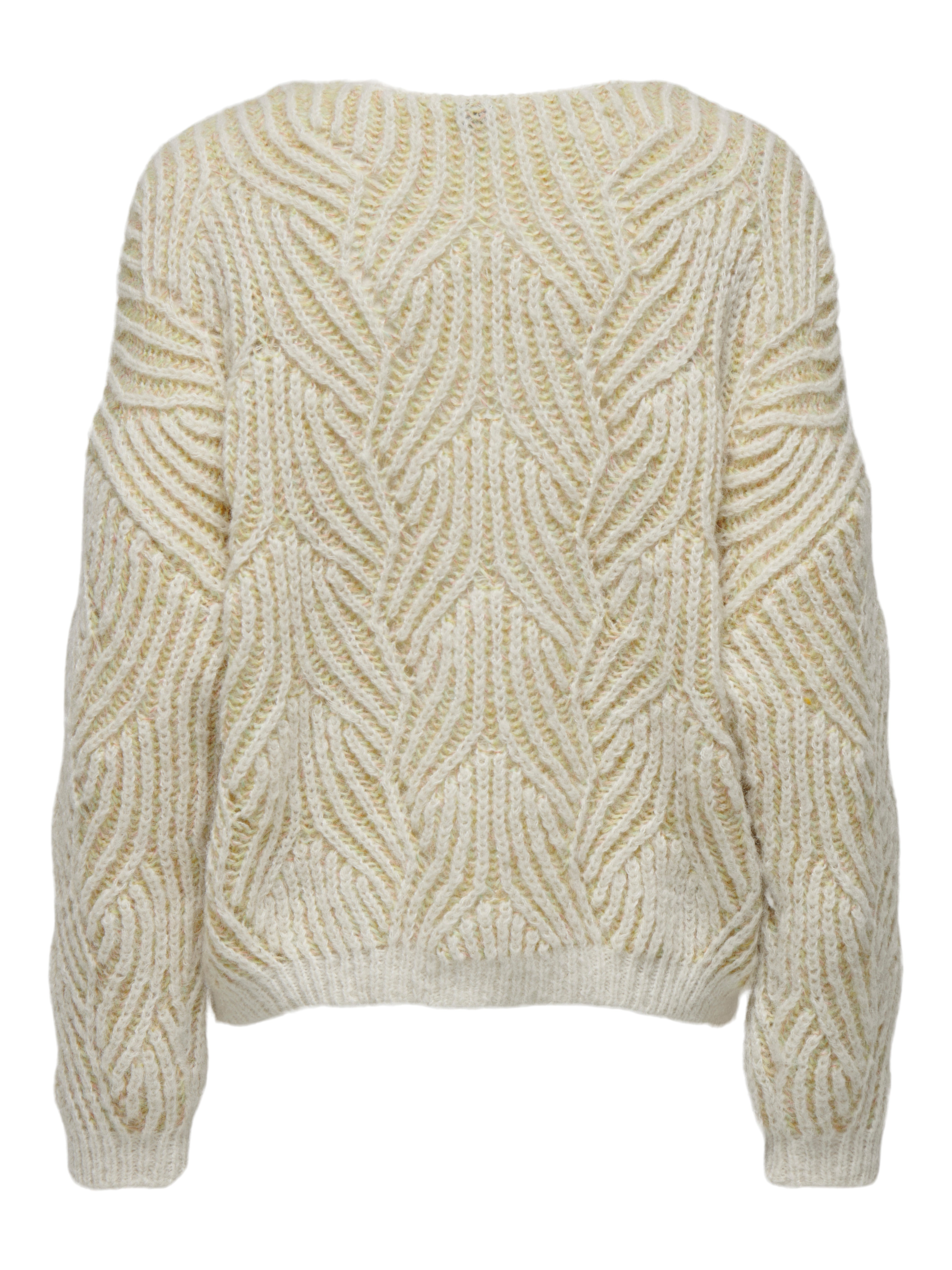 ONLELIN Strickpullover Cloud Dancer