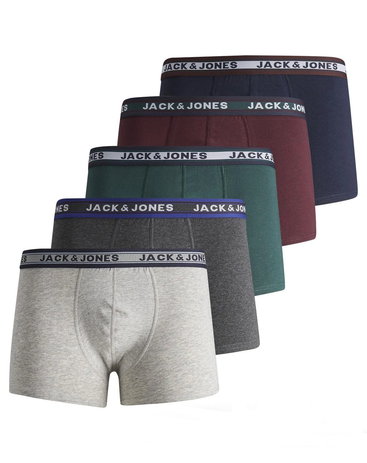Boxershorts JACOLIVER TRUNKS 5er Pack in bunt