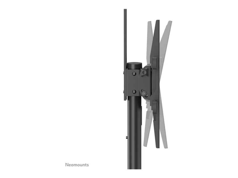 Neomounts PLASMA-M1900E - Vogn med hjul - for fladt panel/AV-udstyr - sort - skærmstørrelse: 37