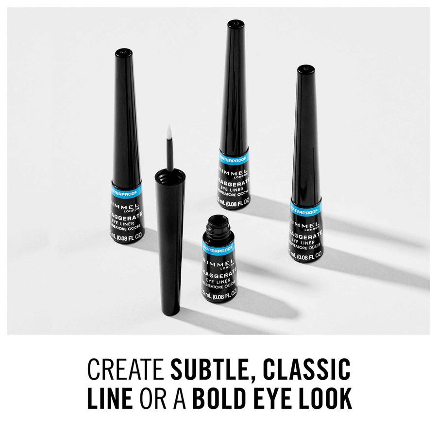 Rimmel London Exaggerate Liquid Eyeliner #001 Black 2,5ml