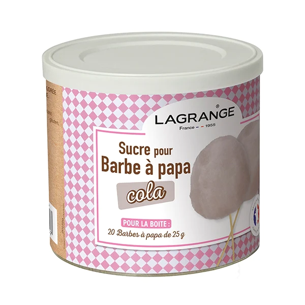 Sucre à barbe à papa Cola 500 g 380009 Lagrange