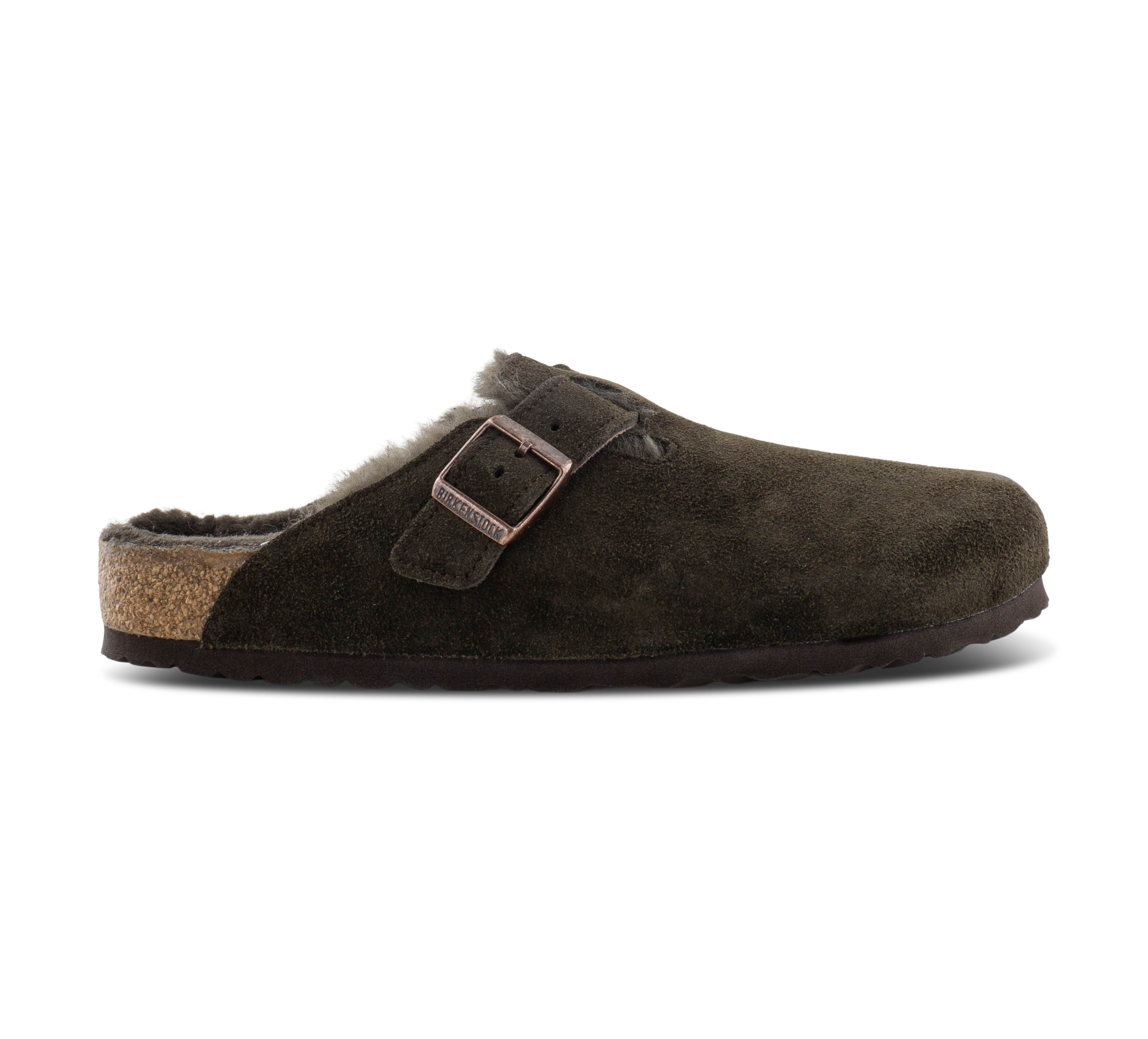 Birkenstock Boston - Geschlossene Hausschuhe braun