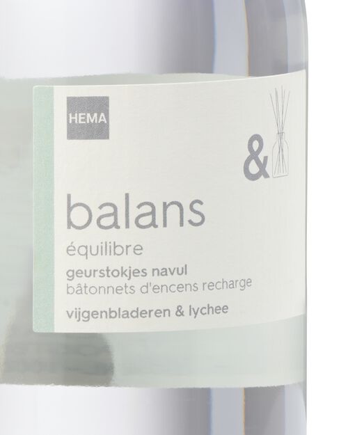 recharge pour bâtonnets parfumés 250 ml équilibre
