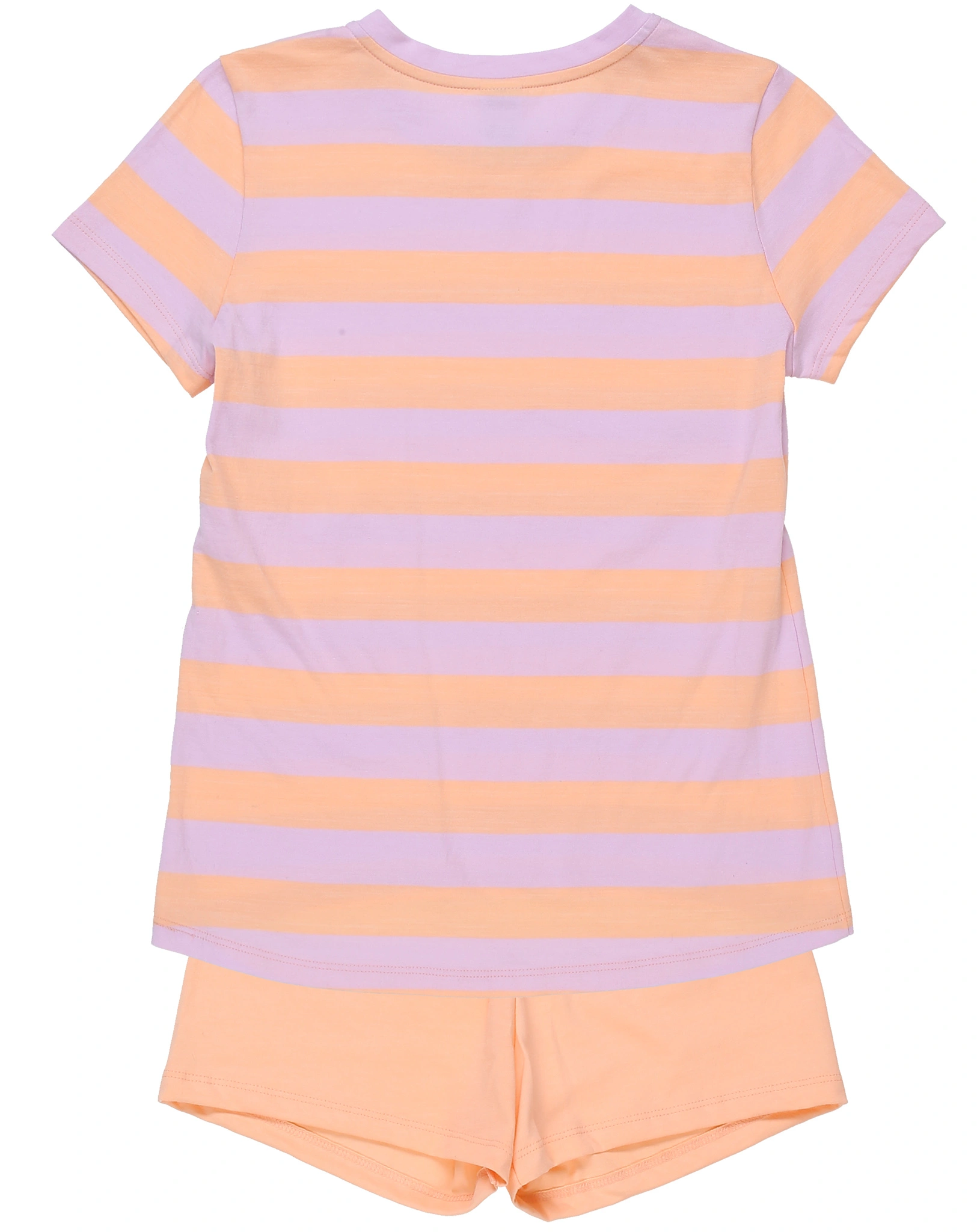 Schlafanzug TEEN STRIPED kurz in orange