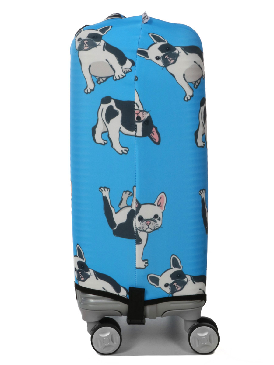 Housse de valise Periea Blue with Dogs S