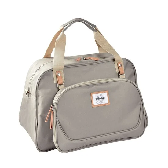 Sac Genève Vintage   Gris velours        de               Béaba