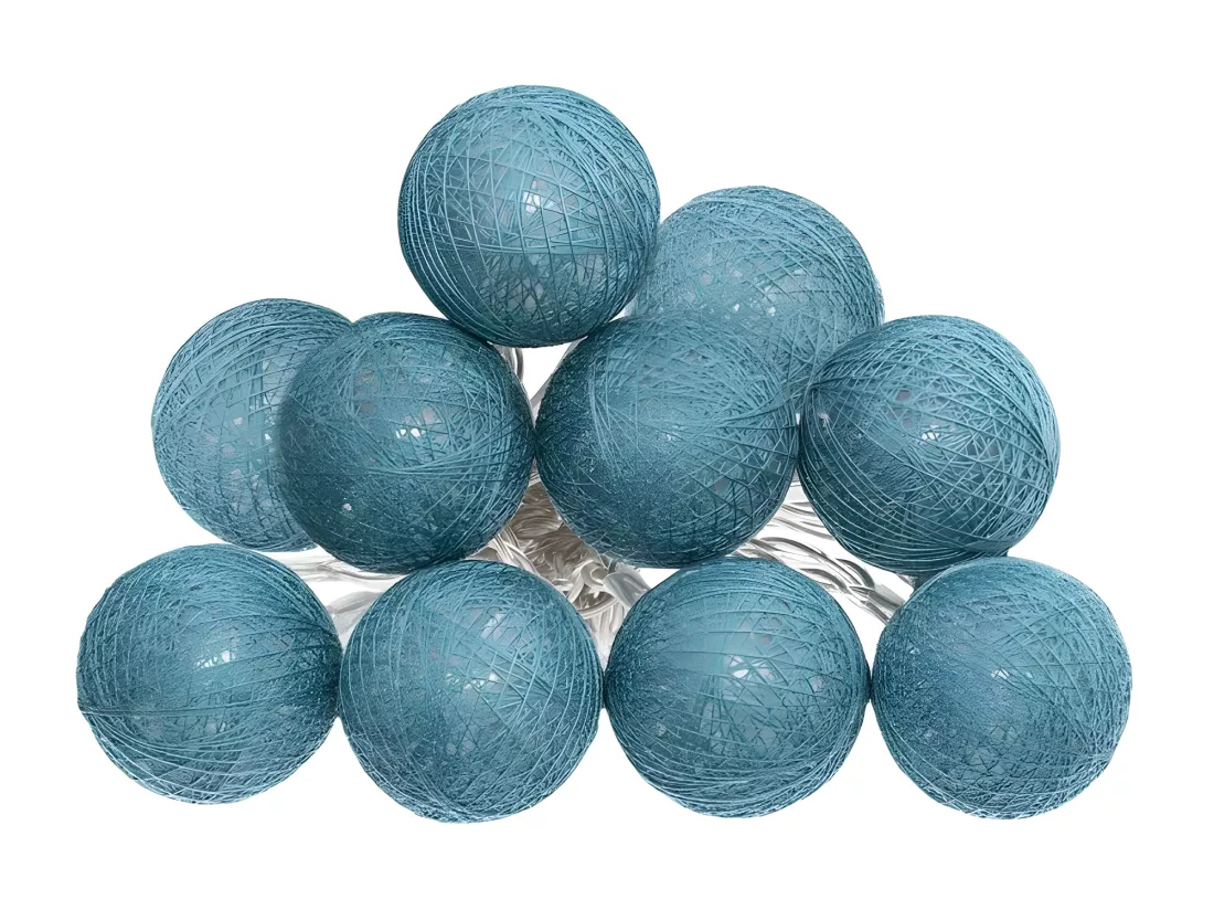 Guirlande PVC bleue 3.5 x 255 cm