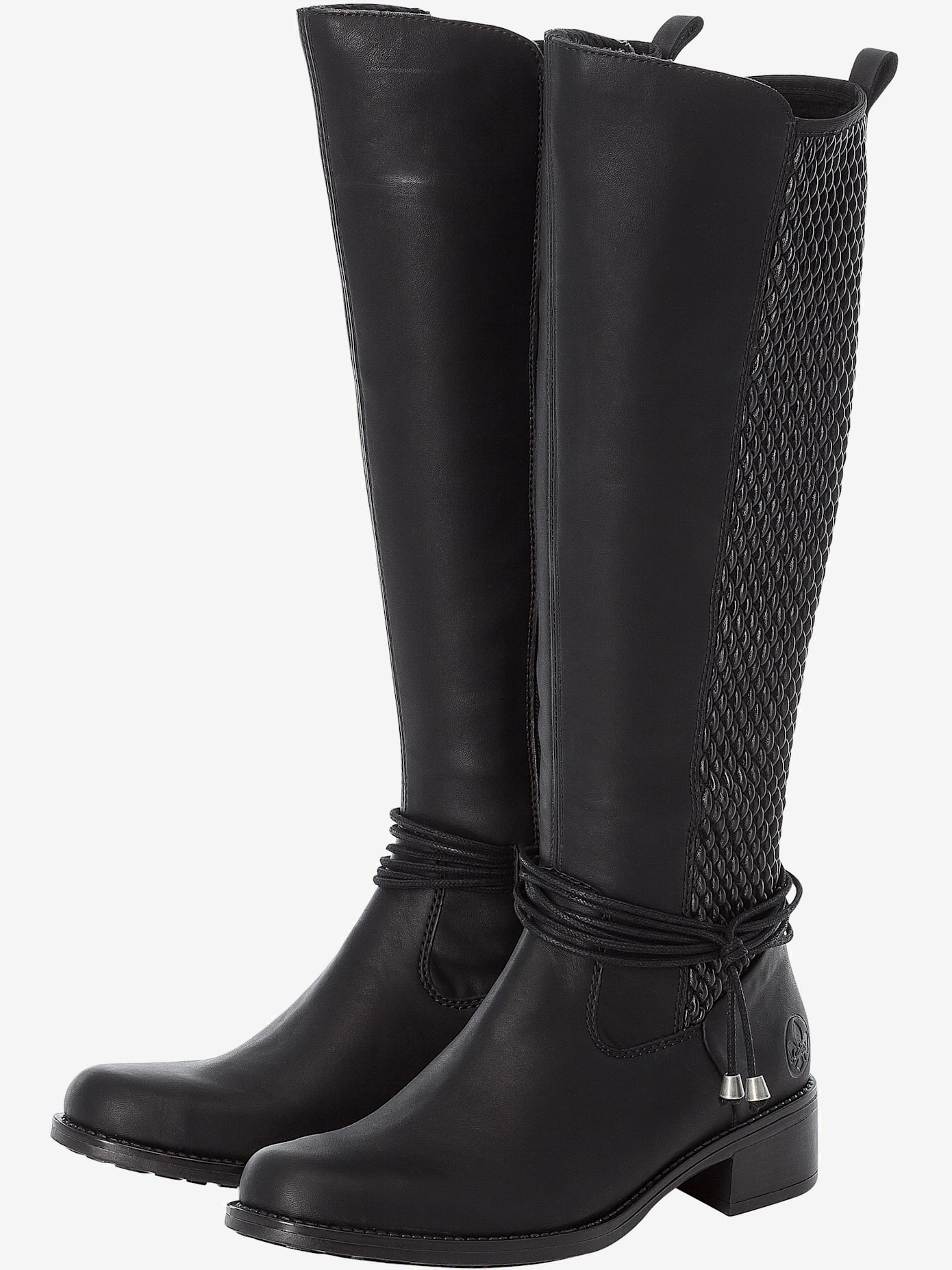 Bottes laçage décoratif sur la tige