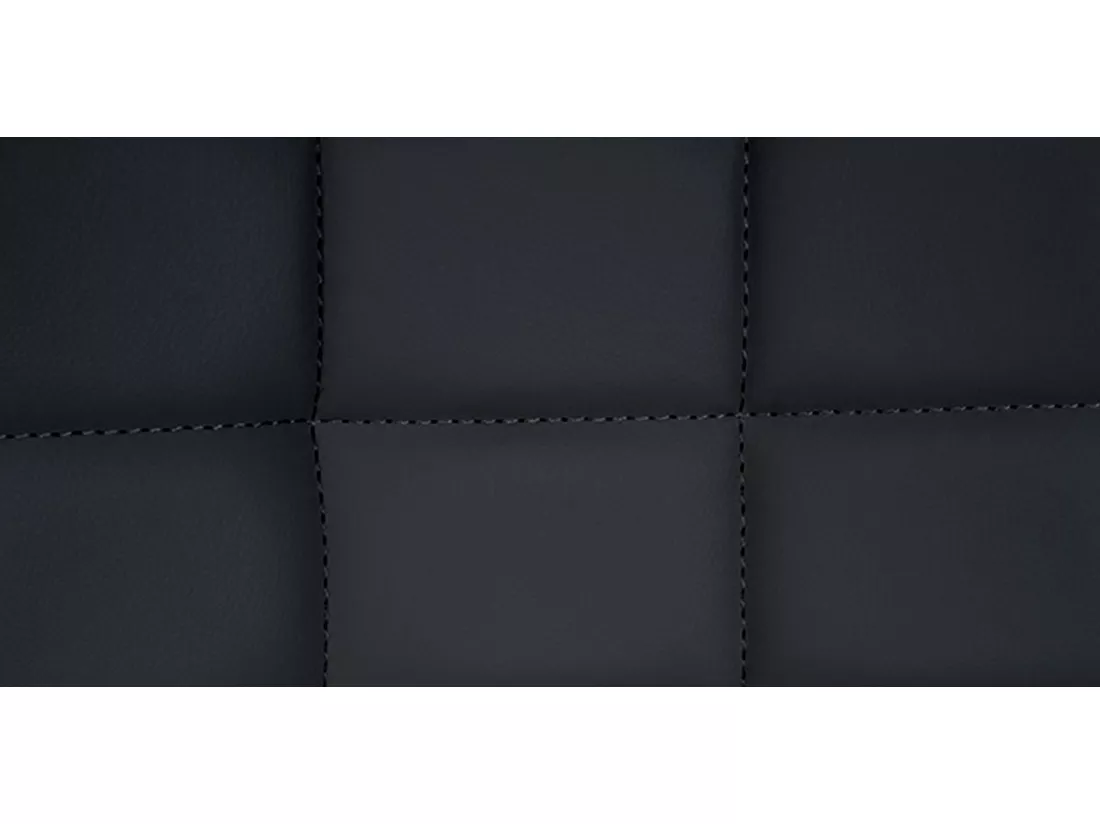 Tabouret de bar - Similicuir - Noir - Tover