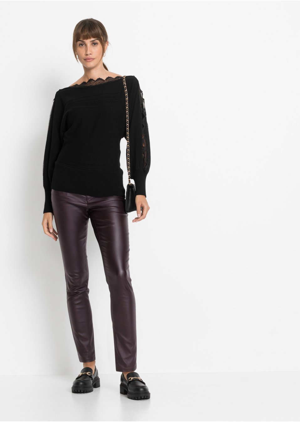 Pull avec dentelle
