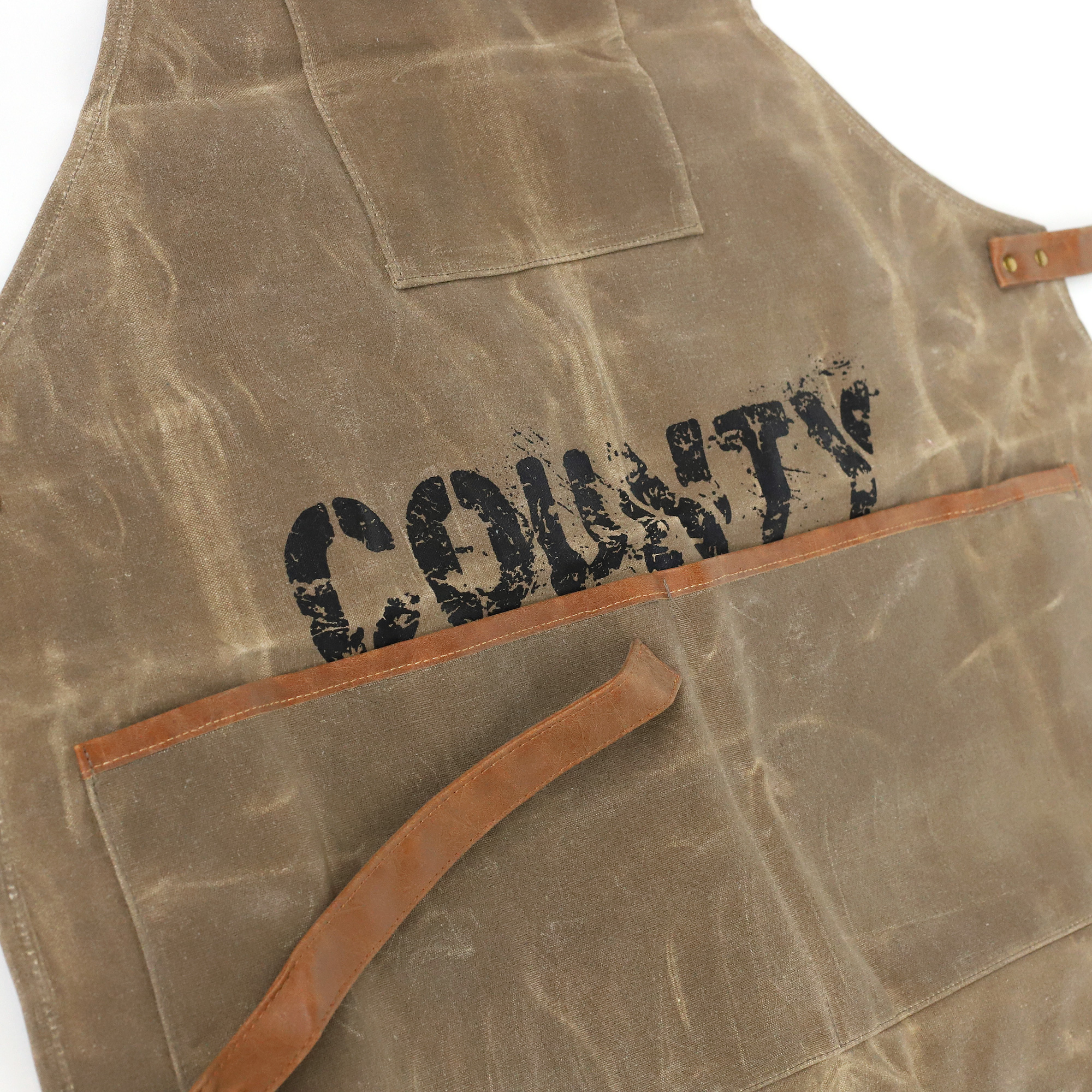 Schürze 'County', braun, H 90 cm, B 65 cm zu 27,00