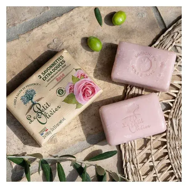 Le Petit Olivier - 2 Sabonetes Extra Suaves - Rosa 2 x 100g