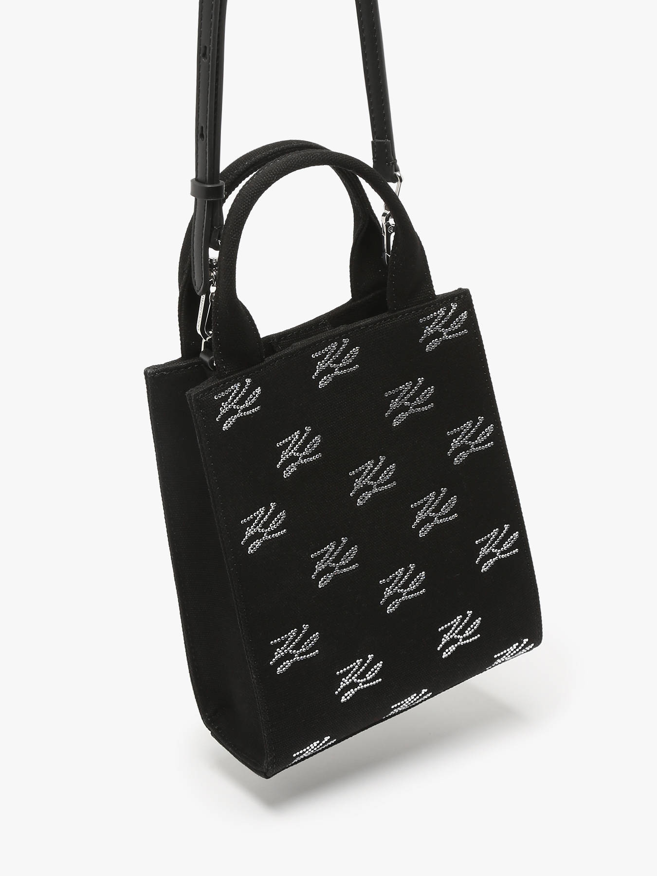Sac bandoulire K autograph coton KARL LAGERFELD