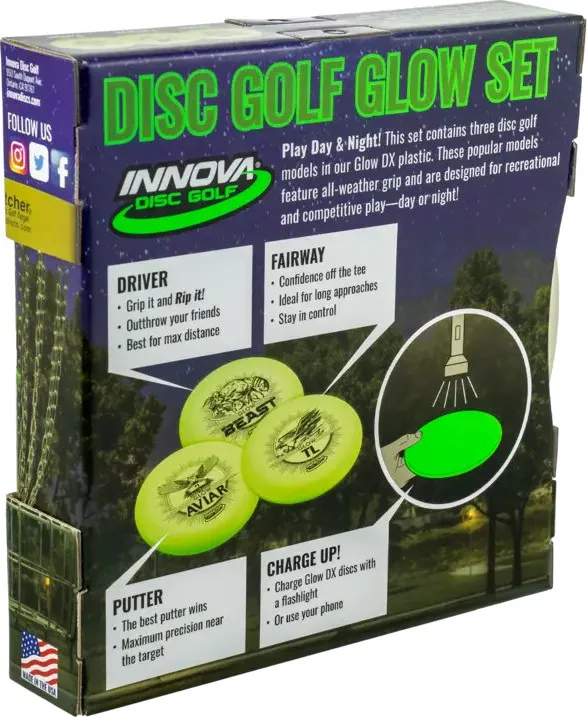 Innova Innova Dx Glow Starter Set Assorted Colors Assorted Colors