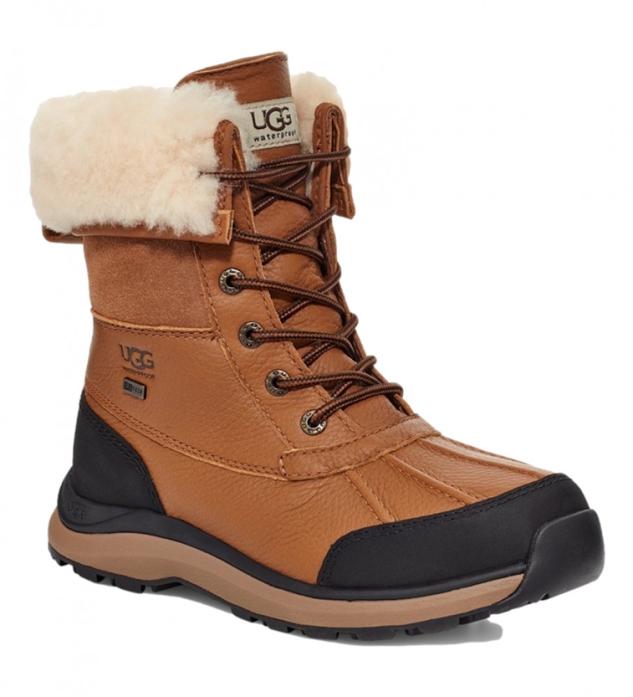 Botas UGG W Adirondack Boot III em couro marrom