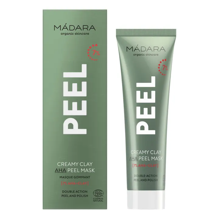 MÁDARA Masque visage gommant aux AHA Peel - 60 ml