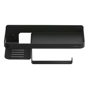 Tiger toiletrolhouder Caddy Zwart