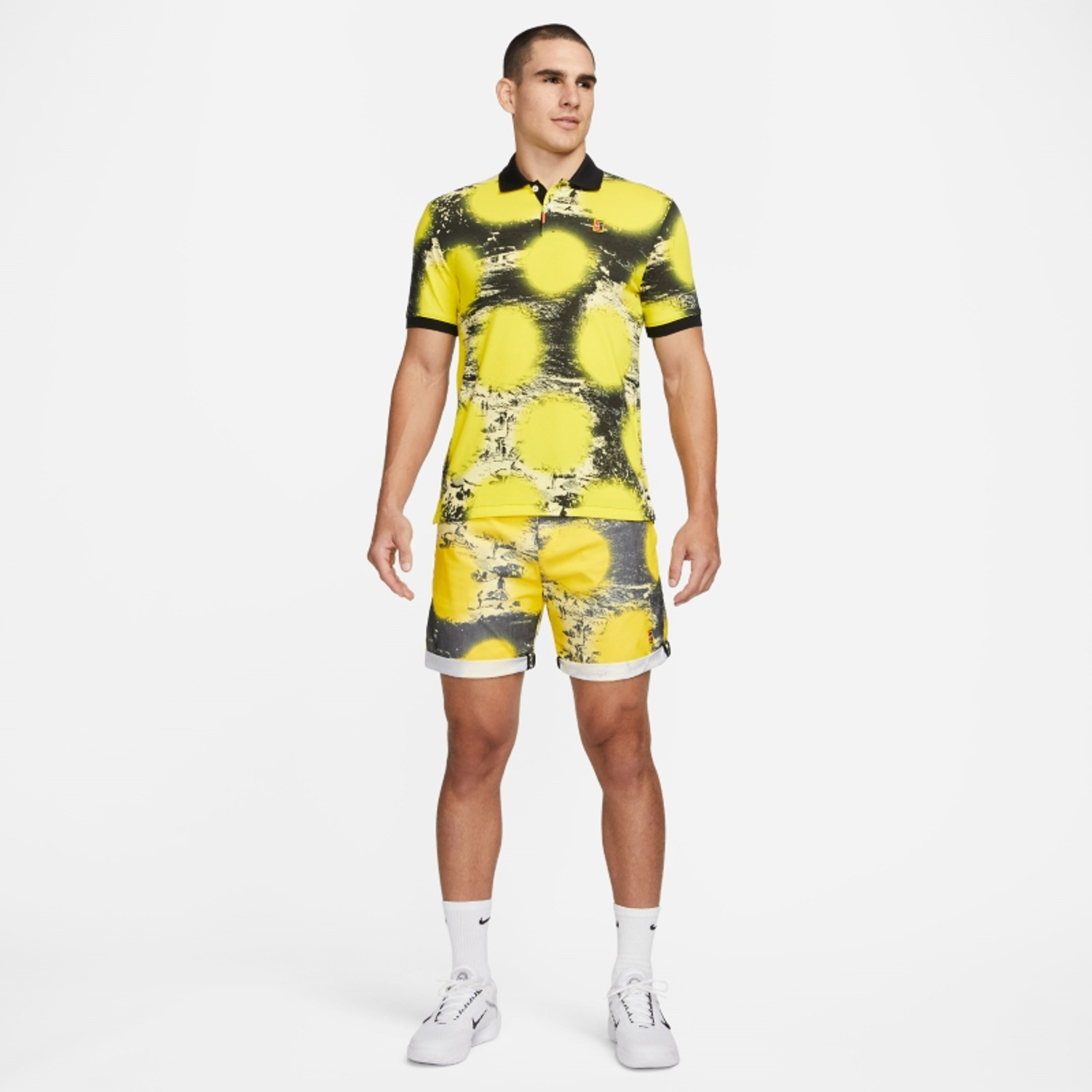 The Nike Heritage Slim Fit Printed Polo