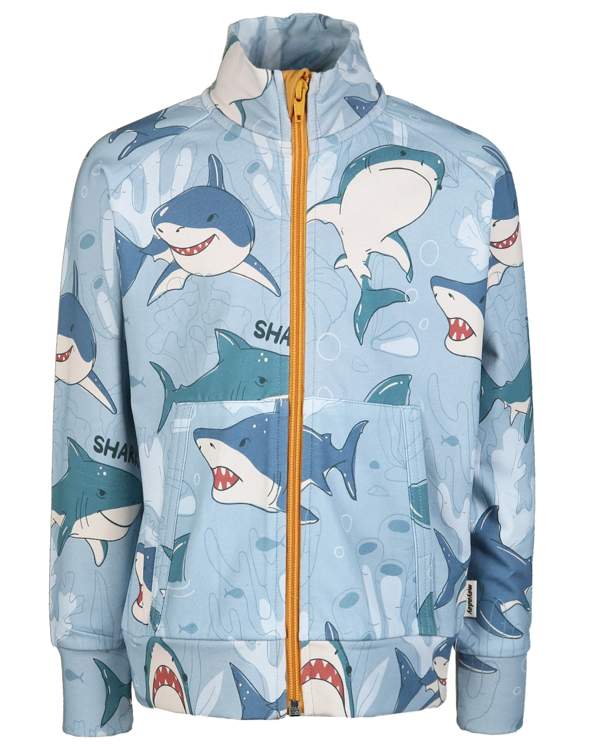 Jersey-Strickjacke SHARK REMARK in blau