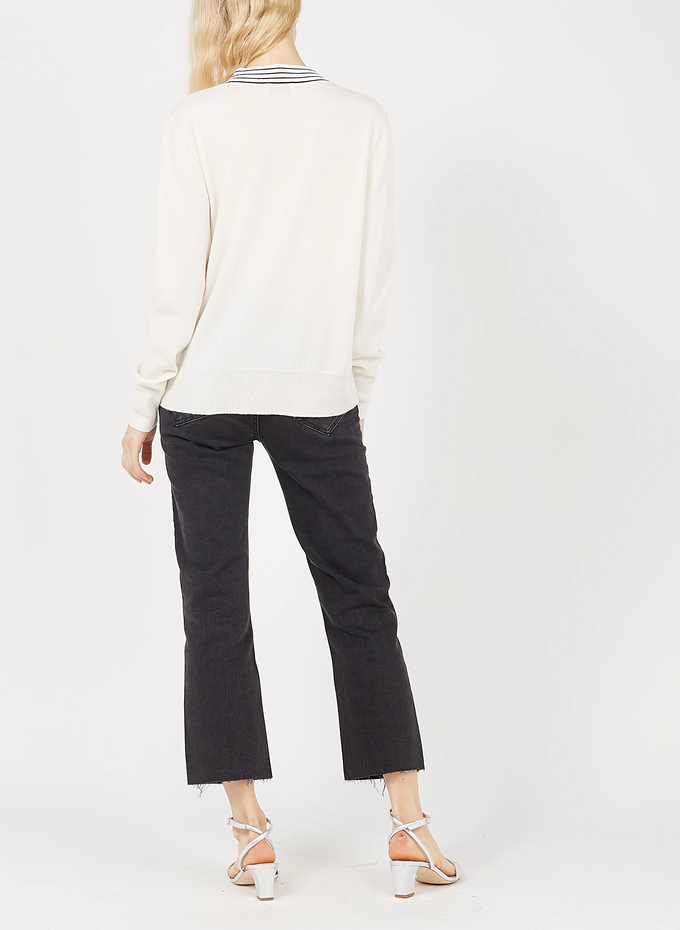 Jean droit taille haute | Noir