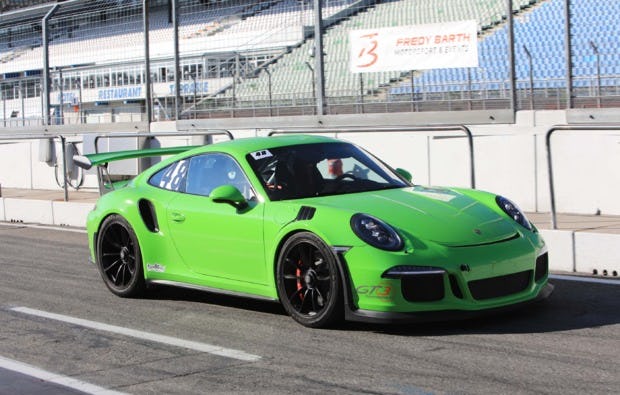 Porsche 911 GT3 RS 991 selbst lenken auf dem Circuit Zolder