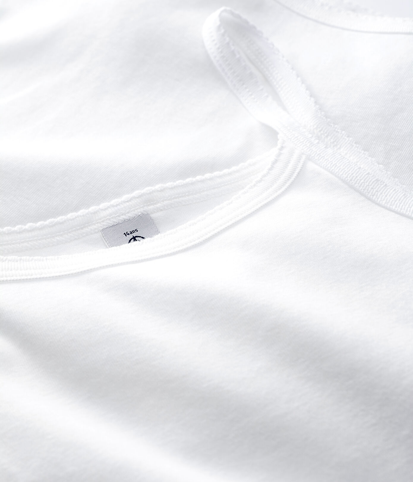 Lot de 2 chemises à bretelles blanches fille