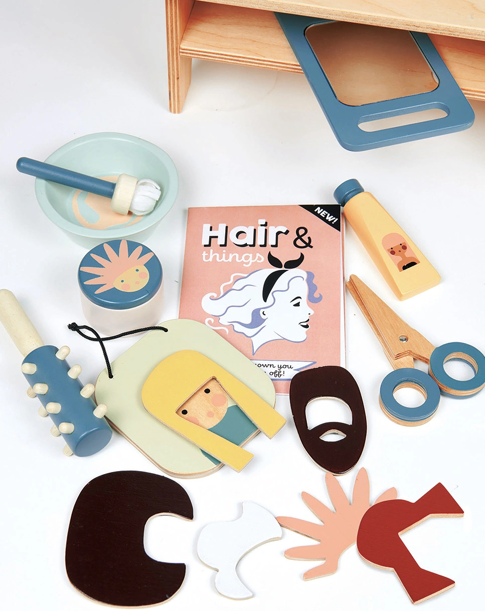 Rollenspiel-Set FRISEURSALON aus Holz