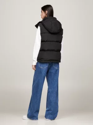 Colete puffer Alaska com capuz