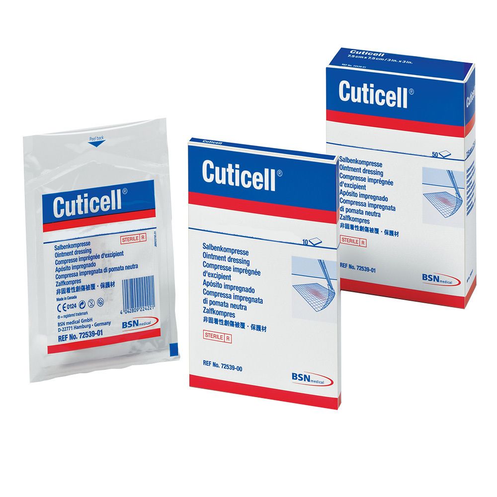 Cuticell® Salbenkompresse 7,5 cm x 20 cm
