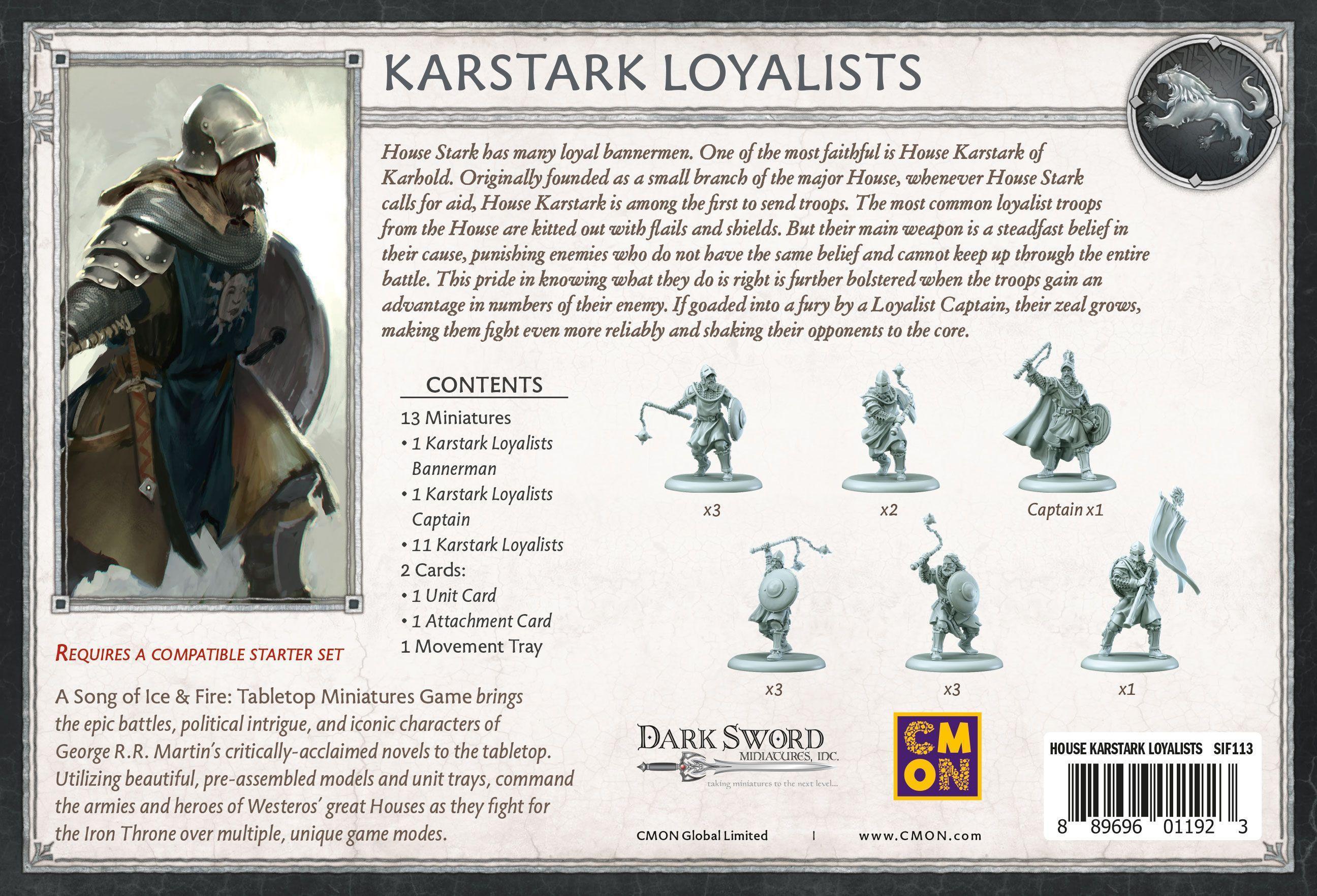 Song of Ice & Fire - Karstark Loyalists