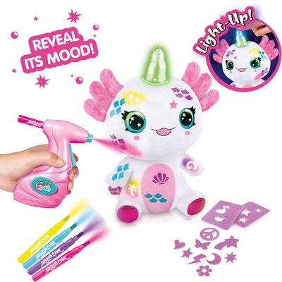 Canal Toys Airbrush Plush Kosedyr Axolotl